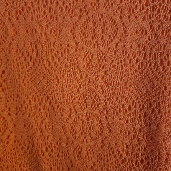 Gap Factory 3/4 Sleeve Crochet Front Overlay Top Size XXL - Picture 4 of 7
